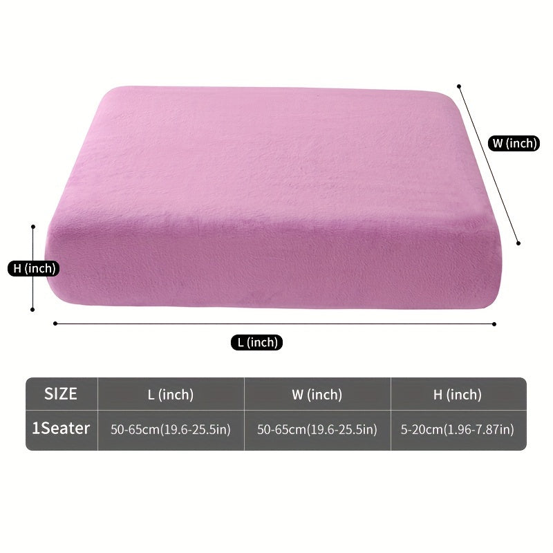 Soft, non-slip velvet sofa slipcover protects furniture and enhances home decor.