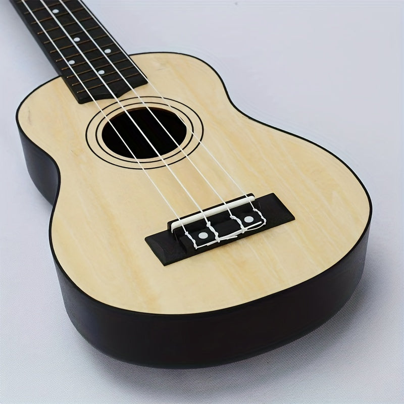 21-inch Soprano Ukulele for Women: Improved sound quality with curved backboard design!