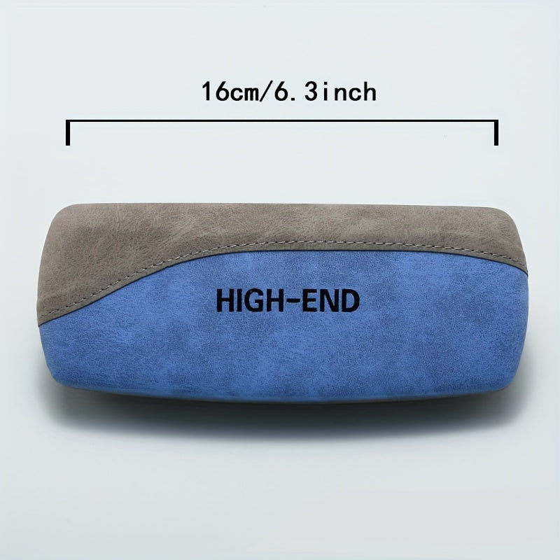 High-quality Iron Glasses Cases by Kezhan, featuring a durable metal frame and soft suede leather. These anti-press flip covers are ideal for students with myopia, and come in a fashionable box batch design.