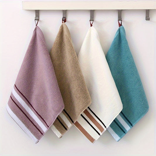 32-strand cotton towel, 35*35cm for face, hands, and sweat, soft, absorbent, thick, non-shedding *Cotton small square towel*