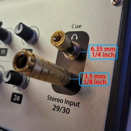 2 dona stereo audio adapter 3.5mm erkakdan 6.35mm ayolga va 6.35mm erkakdan 3.5mm ayolga konvertorlar, oltin qoplamali.