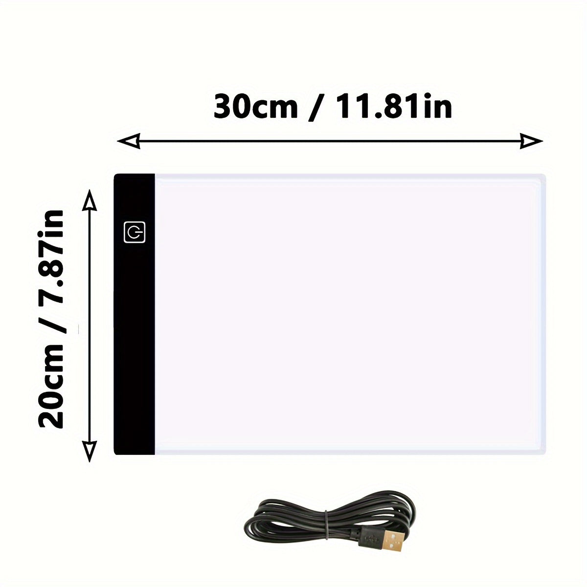 Portable LED copy board for tracing and drawing tattoos, sketches, animations, and stencils. Ultra-thin with adjustable brightness and USB interface.