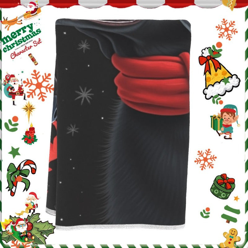 One piece of a soft Christmas towel measuring 18 by 66.04 cm. Perfect for decorating during the wintertime. Item code: XWKCP.