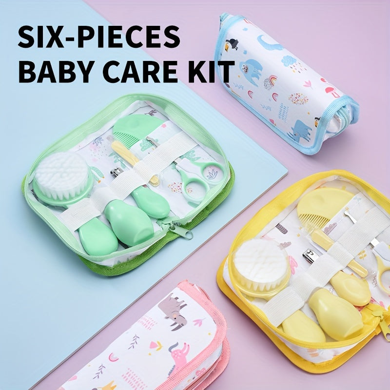 6-Piece Kids Care Kit from UNICHERRY: Convenient Health & Grooming Bundle Including Nasal Aspirator and Shower Brush - Great for New Parents, Thanksgiving & Christmas Presents