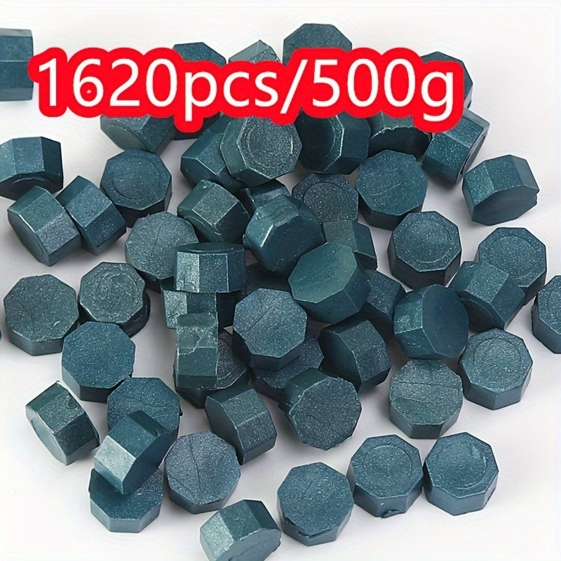 1620pcs/500g Octagonal wax particles for envelope special mud DIY gift box sealing wax retro bulk sealing wax particle