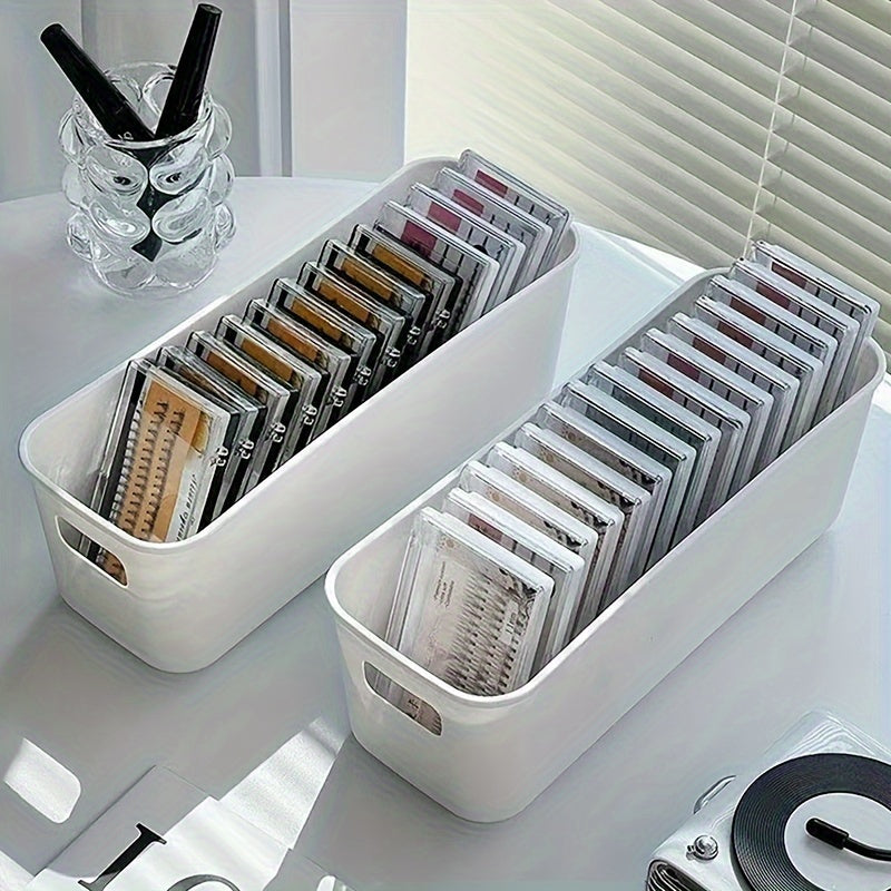 1pc False Eyelash Storage Box, Portable Organizer for Eyelash Extensions, Multipurpose Desktop Storage for Home.