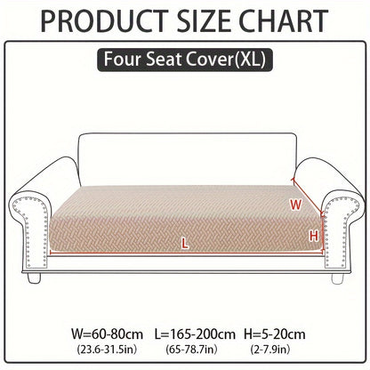 Pet-friendly sofa cover made of non-slip, stain-resistant polar fleece. Machine washable, suitable for all seasons.