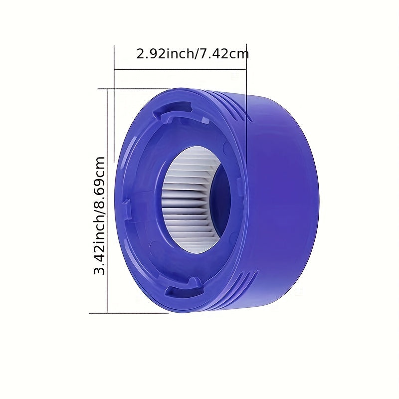 Replacement pack kit for cleaner: Dyson SV11, V7 Motorhead, SV10, V8 Animal/Absolute Vacuum HEP Post and Pre-Filter Assembly.