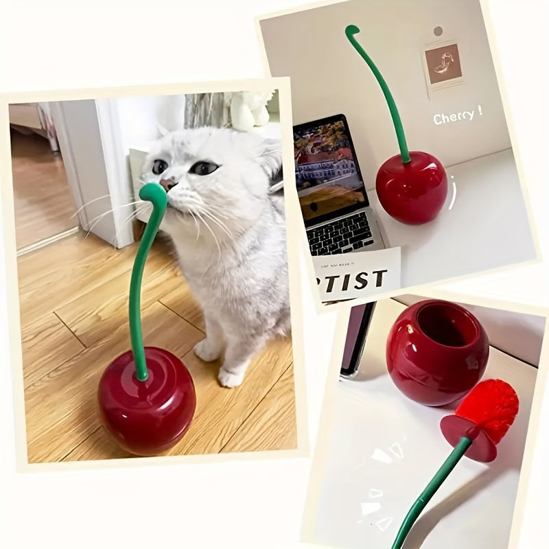 This 1 Pack Cherry-Shaped Toilet Brush Set includes a long handle and holder, perfect for multipurpose bathroom cleaning. The thick bristles ensure a deep clean while being rustproof and leak-proof. Versatile and efficient, it can be used for bathroom