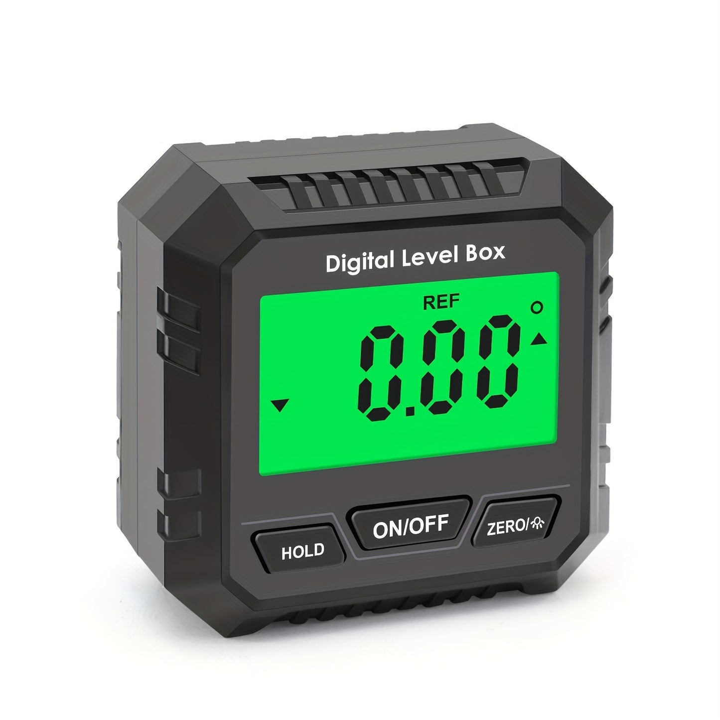 1pc Digital Protractor with LCD Backlight, Magnetic Base, and Mini Inclinometer.