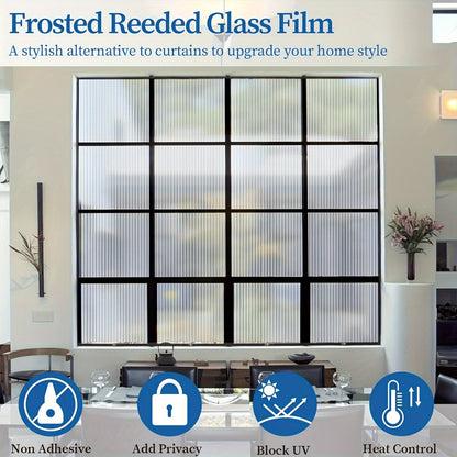 Classic Style PVC Window Film, 10mil Thickness, Static Cling Glass Sticker for Bedroom and Living Room Home Decor, 1 piece