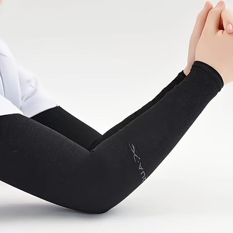 High-elastic compression arm sleeves suitable for both men and women, ideal for summer leisure sports and everyday use. Great for outdoor travel, driving, cycling, and more. Comfortable and