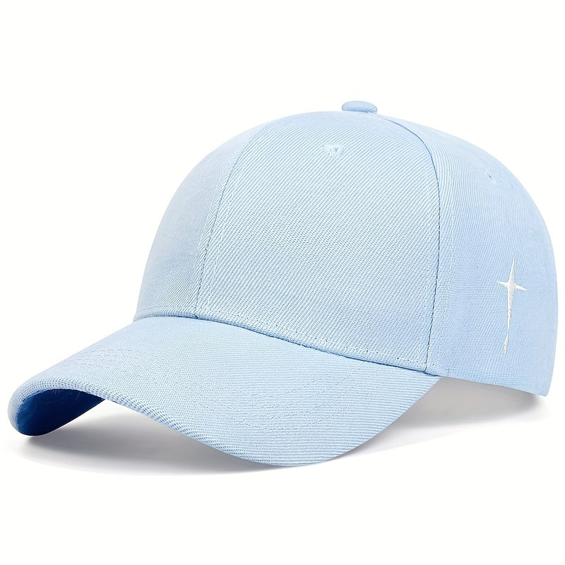 A stylish and versatile men's cross baseball cap, perfect for spring, fall, and summer. This adjustable hat is an excellent choice for gifts.