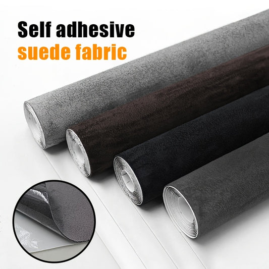 1 piece of self-adhesive suede fabric roll, 30x150.01 cm, solid color, dry clean only. Ideal for car interior renovation, jewelry display case decoration, and DIY crafts.