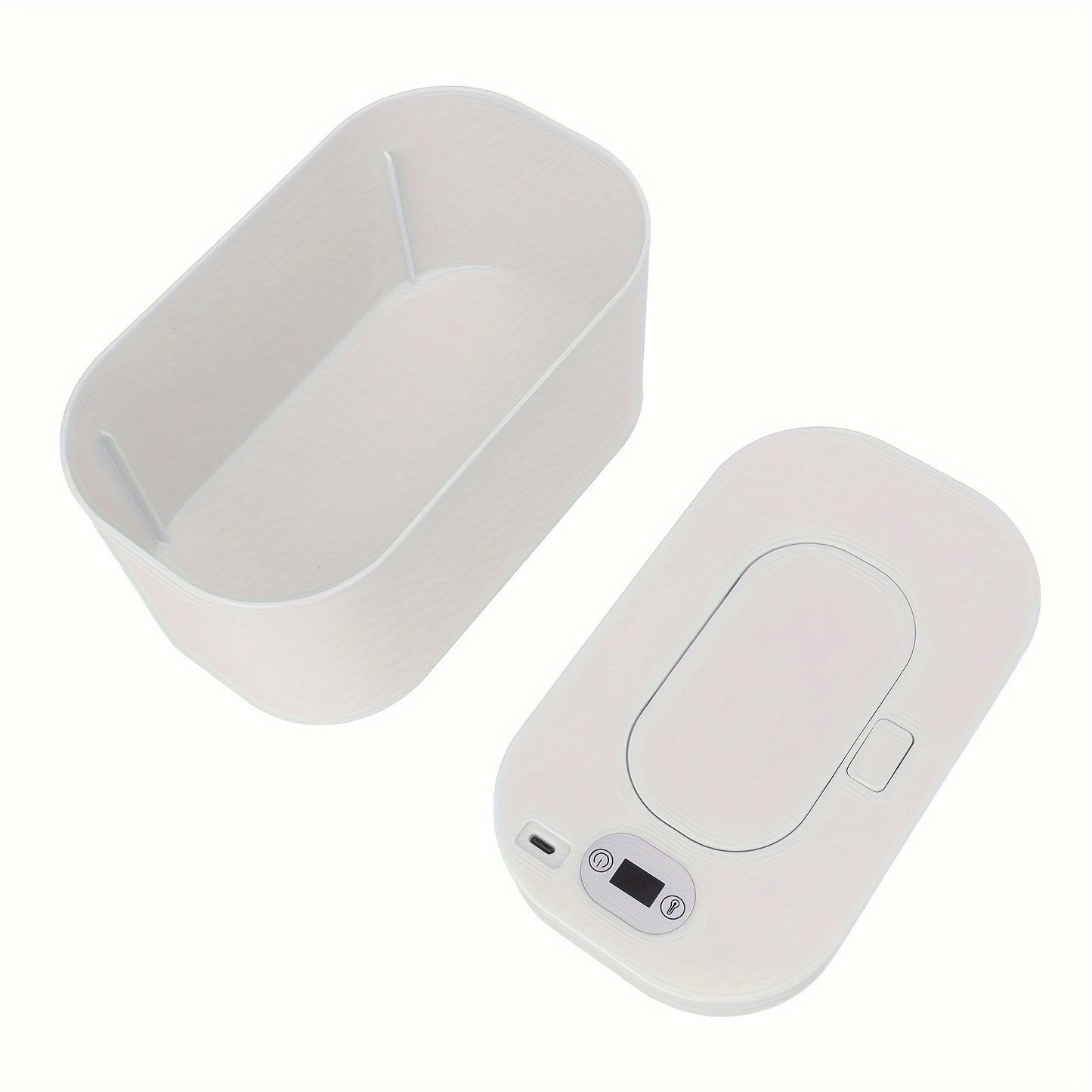 Portable USB Wipe Warmer and Wet Wipes Dispenser for Home, Travel, and Car Use - Mini Size with Large Capacity