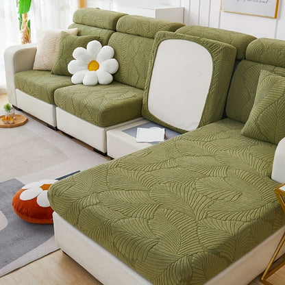 Non-slip elastic sofa slipcover protects furniture year-round in any room.