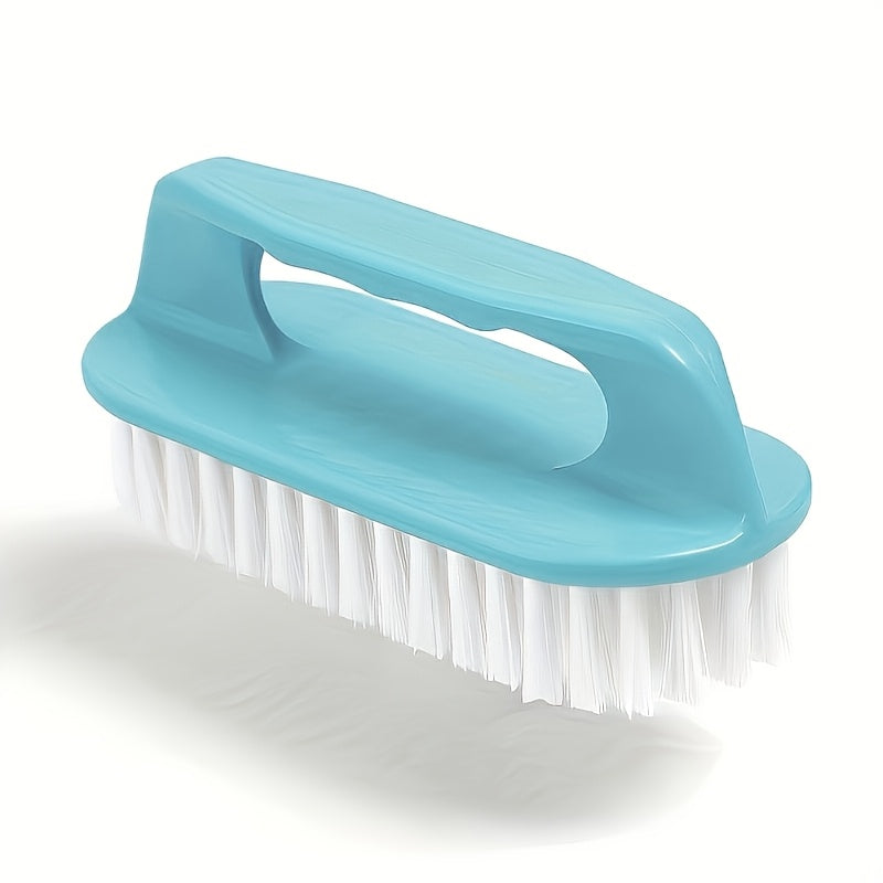 Versatile Soft Bristle Laundry Scrubber with Long Handle - Ideal for Shoe Care, Cleaning, and More! Suitable for Indoor and Outdoor Use - Made of Durable Plastic, Requires No Electricity