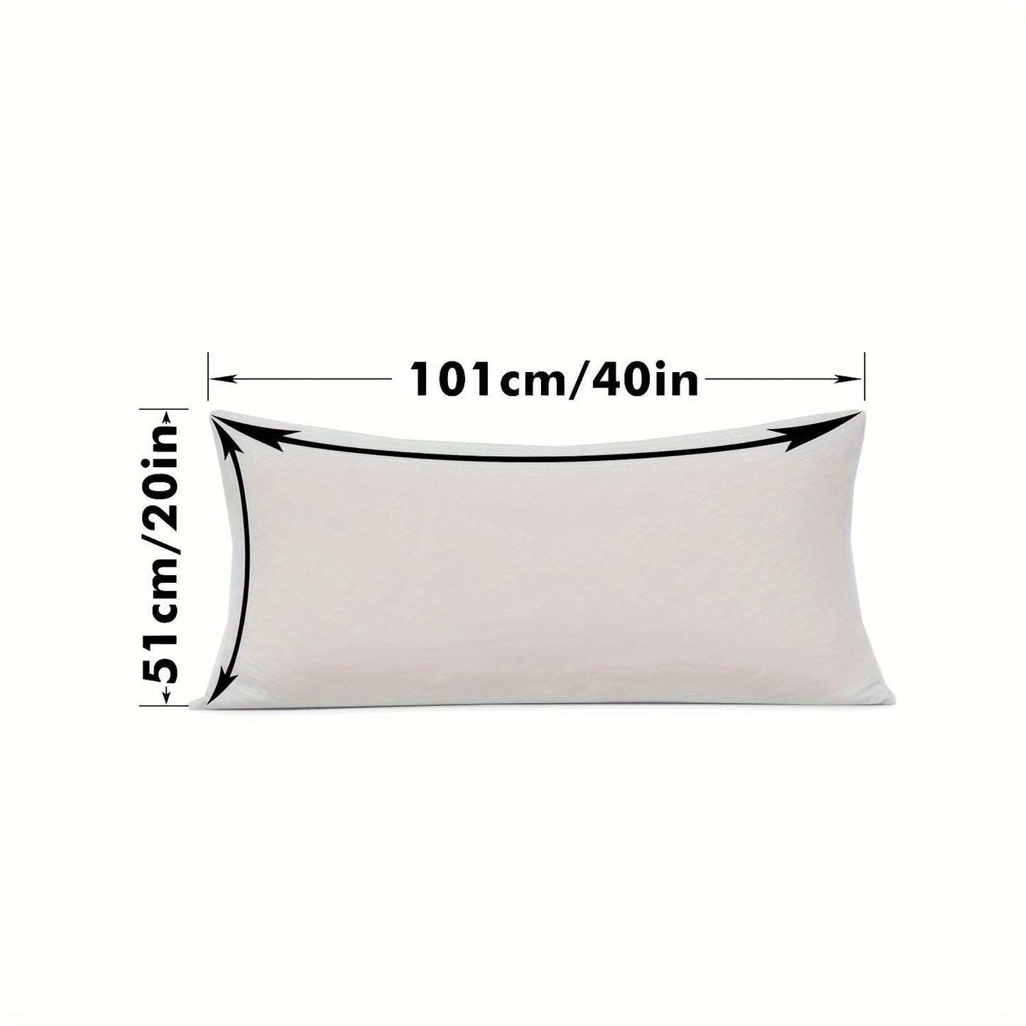 Waterproof Gray Pillowcase with Zipper Closure - Made with Soft, Breathable Polyester Fabric, Machine Washable, Ideal for Bedroom & Living Room Decor