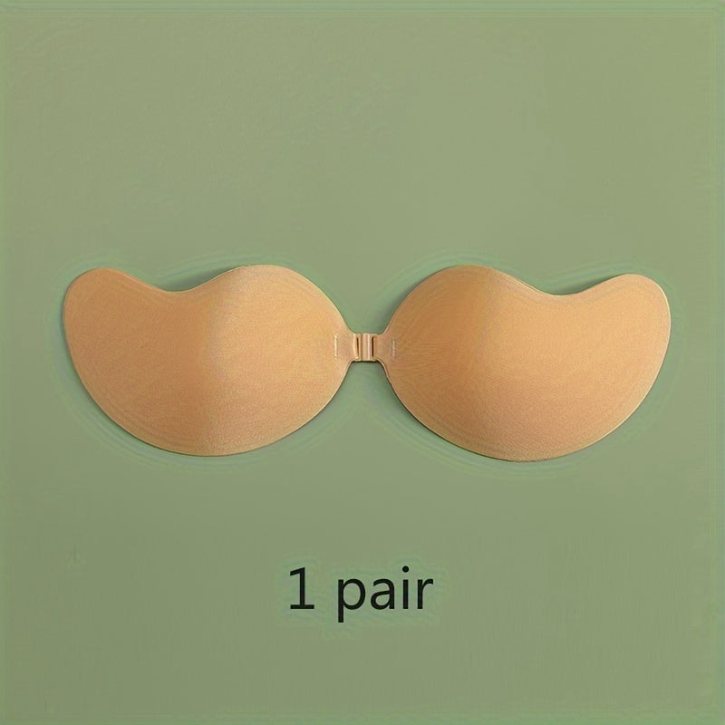 Silicone nipple covers: invisible adhesive push-up pasties for women's lingerie.