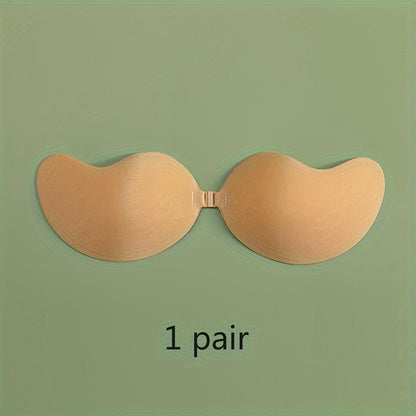 Silicone nipple covers: invisible adhesive push-up pasties for women's lingerie.