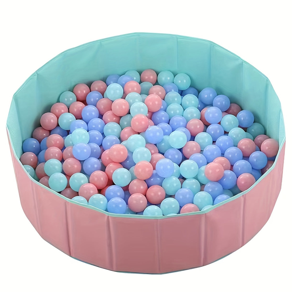 100 vibrant Ocean Balls, Non-toxic and Safe for Toddlers, Baby Boys and Girls