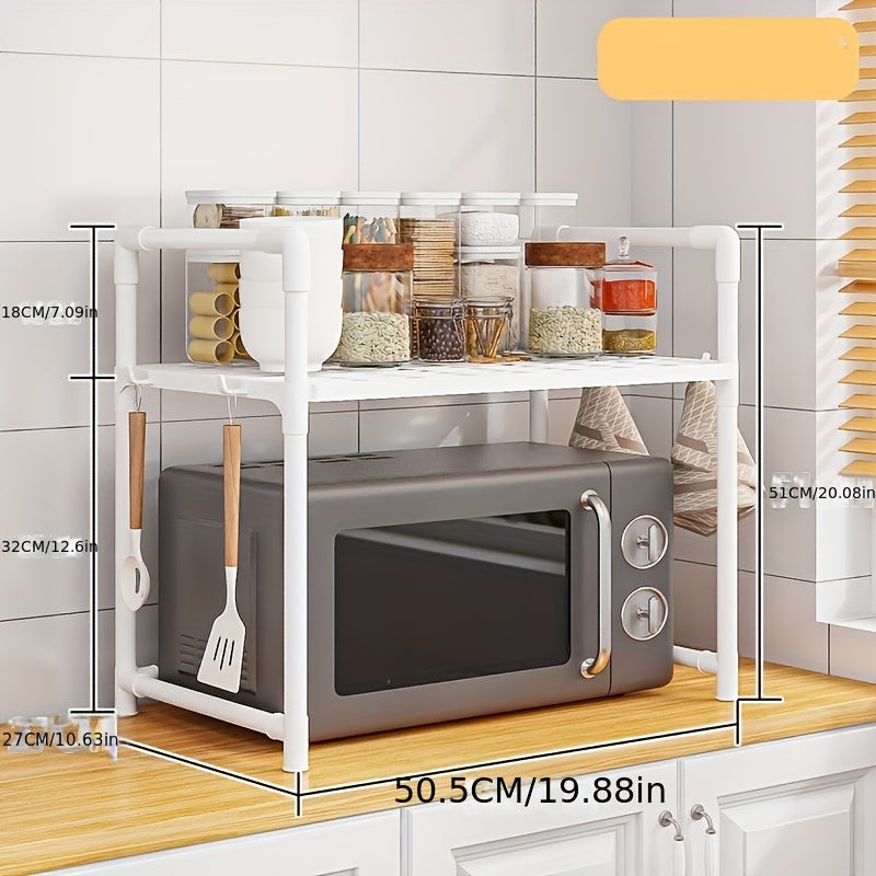 Plastic Kitchen Shelves with Adjustable Design, Pull-Out Pantry Organizer featuring Dividers, Under Sink Cabinet Storage Solution, Simple Assembly without Electricity Needed, Stylish addition to Home Kitchen Furniture.