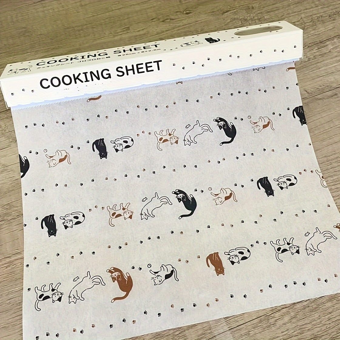 1 Roll of Adorable Patterned Wax Paper Sheets - Perfect for Grease-Resistant Baking and Disposable Food Wrapping for Sandwiches, Hamburgers, Fried Chicken, and More! A Must-Have for Your Kitchen - Includes Gadgets, Stuff, and Accessories!