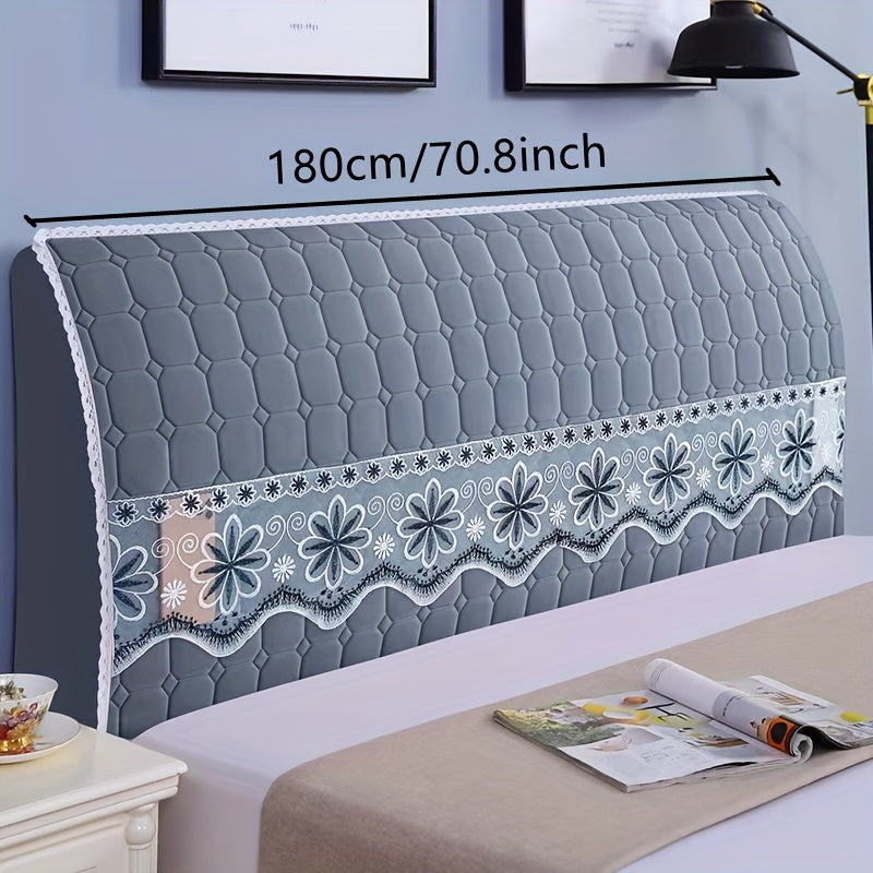 Protect your bed with this super soft quilted headboard cover, in a luxury solid color, to keep it free from dust and stains.