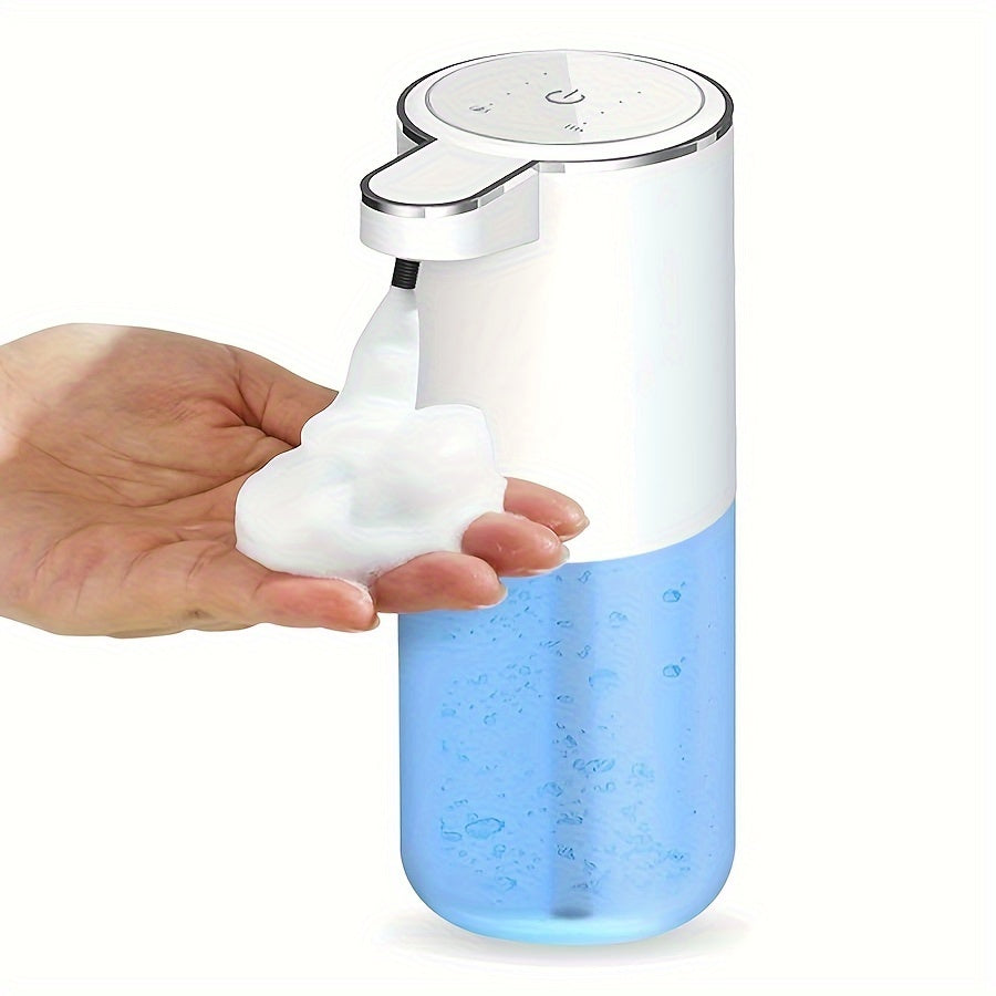 A 380ml rechargeable sensor soap dispenser for foam hand soap and kitchen detergent, suitable for wall-mounting.