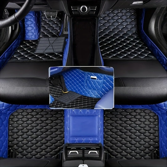 PU Leather Floor Mats for Subaru Forester 2019-2022, Left Drive Vehicle, All-Weather Waterproof with Full Coverage