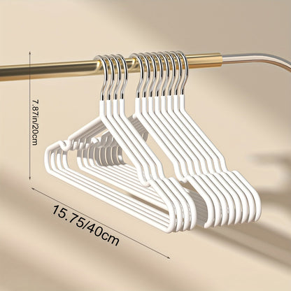Прочные металлические вешалки для одежды, набор из 30/10, противоскользящие, долговечные для спальни, организации и хранения в шкафу