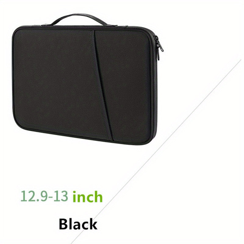 Pad storage bag for tablets and laptops measuring 27.43 cm x 27.94 cm x 32.77 cm. Protects devices in a carrying case with pockets for office supplies.