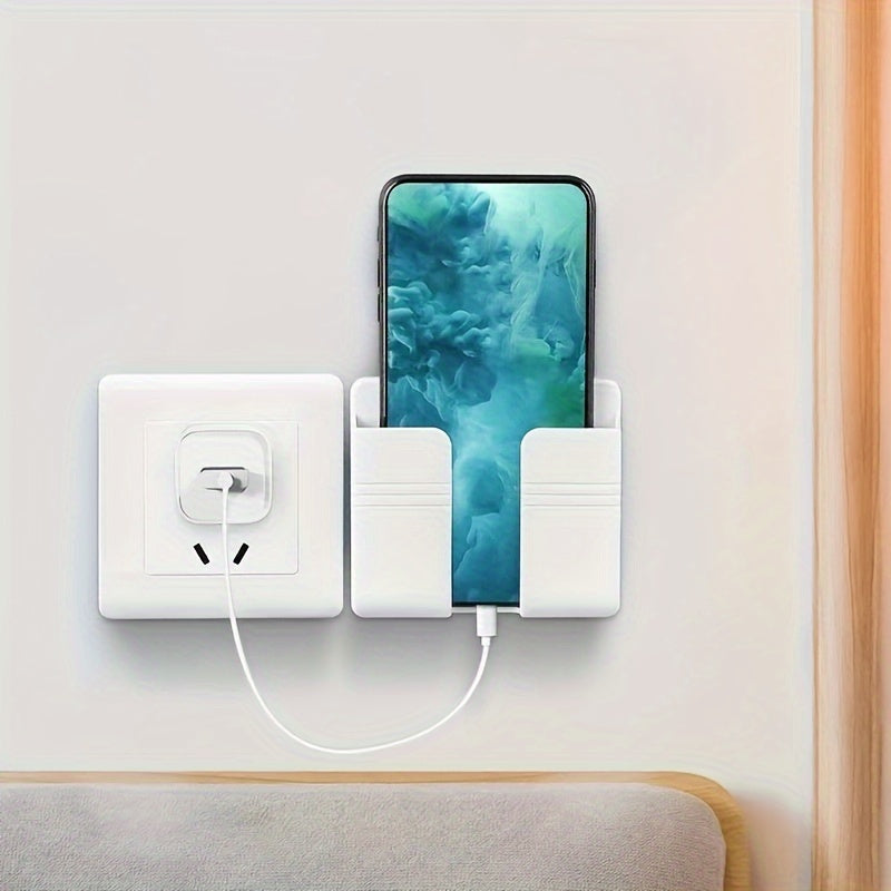 Wall-mounted phone charging holder for versatile use