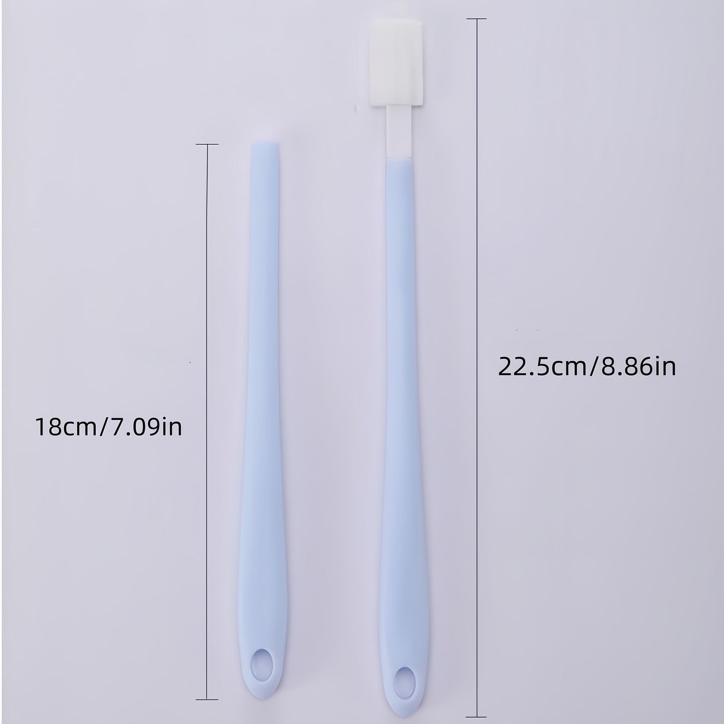 Disposable Toilet Brush Kit with Long Handle for Home Cleaning, Plastic Material, No Dead Angle, Non-Electric, Bathroom Cleaning Tools and Supplies