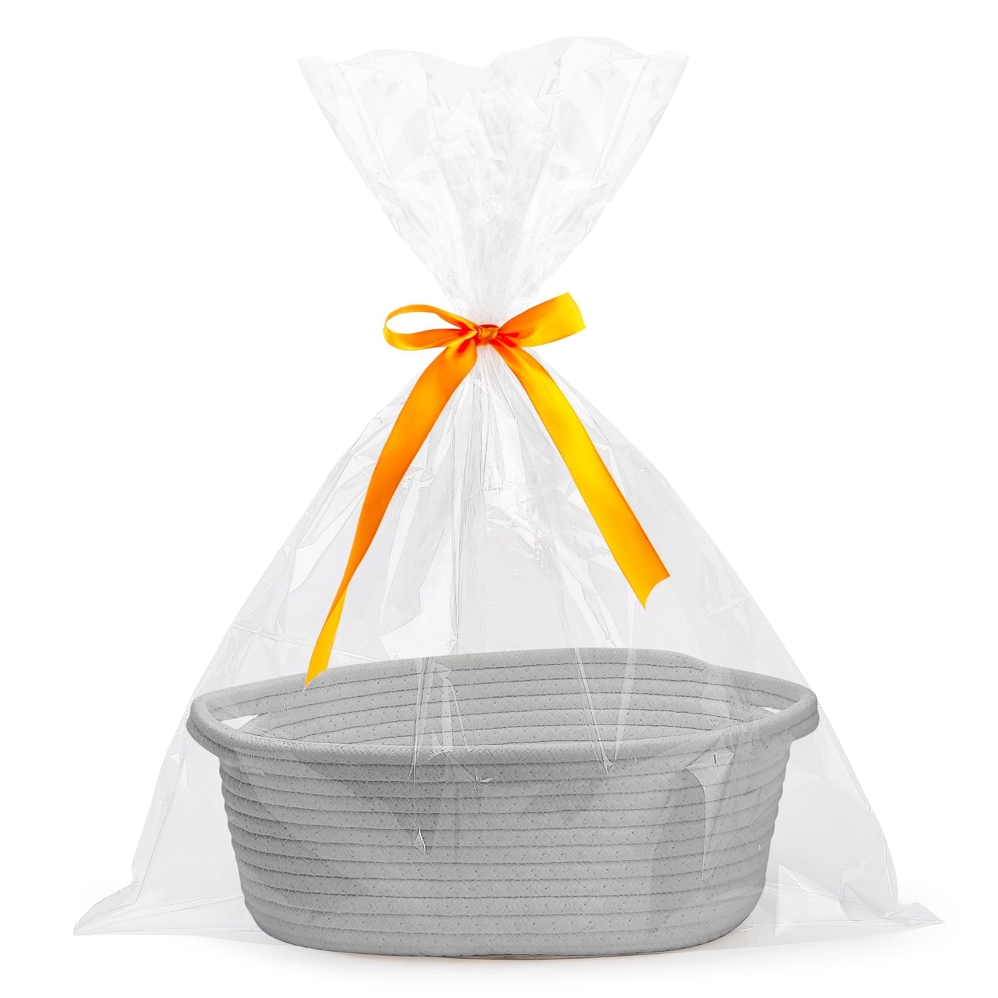 Small Woven Basket with Gift Bag and Ribbon, Ideal for Gift Giving or Storage, Reliable and Long-Lasting Design for Small Items