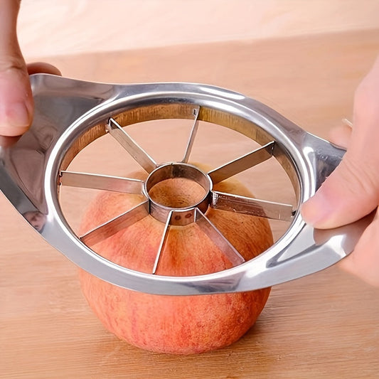 Apple Slicer & Corer made of Stainless Steel - A Durable Kitchen Tool for Precisely Cut Fruits, Great for Home and Dormitory Cooking