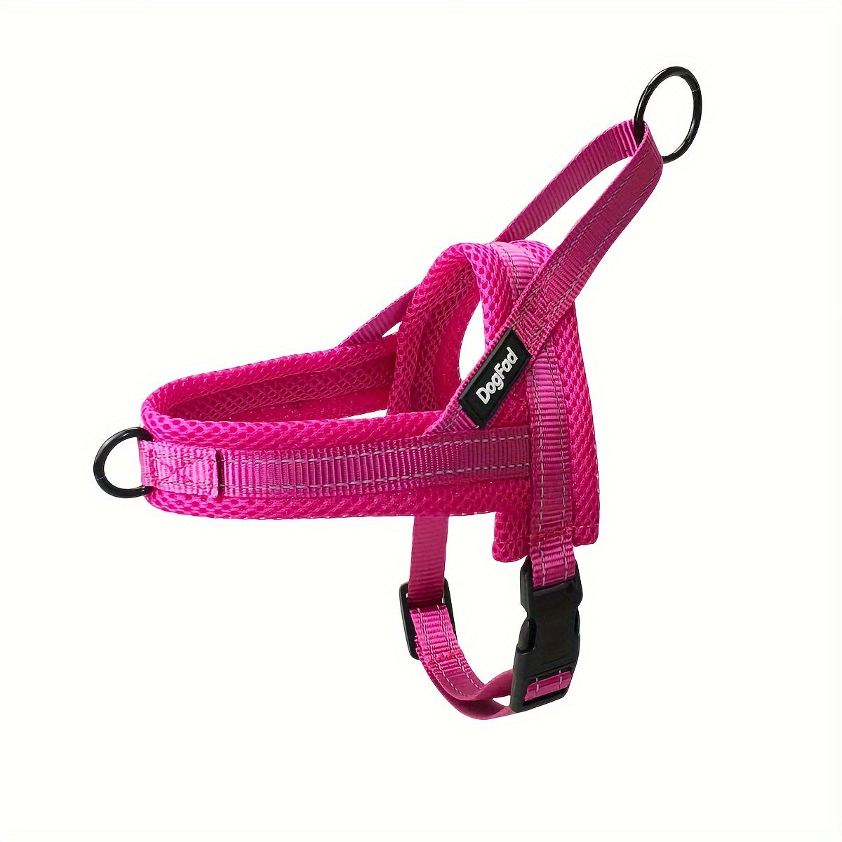 DogFad Reflective No-Pull Dog Harness - Adjustable and Escape-Proof, Hand-Wash Only, for Small to Large Breeds