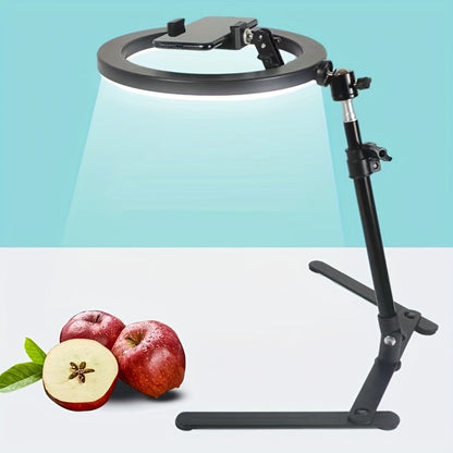 25.4 cm bracket phone stand for overhead shooting.