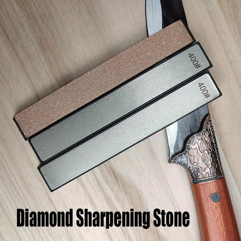 No power required - Metal fixed angle sharpening tool ideal for kitchen tools - Multi-purpose diamond stone grinder