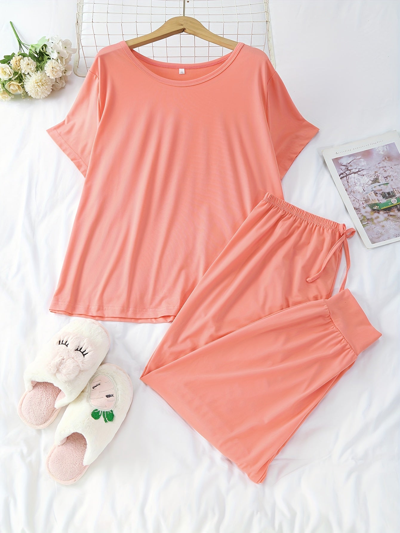 3-piece short sleeve leggings set