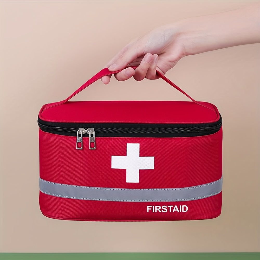 Travel in style with the Women's Travel First Aid Kit - Made of tough polyester, this portable medicine organizer is perfect for home and outdoor use.