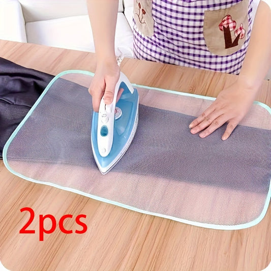 Get a set of two HeatShield Ironing Mats to effectively iron your clothes without the need for electricity. These durable, heat-resistant pads provide a protective cloth for your garments, making it easy to use and clean. They also make versatile home