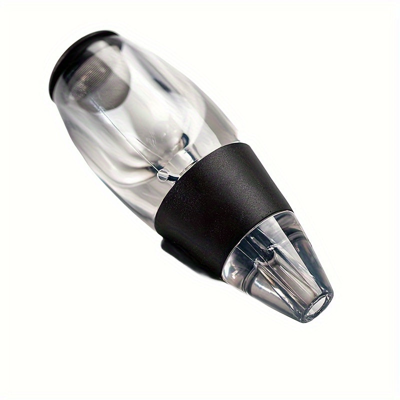 Plastic wine aerator for quick aeration of white and red wines, commonly used wineware accessory.