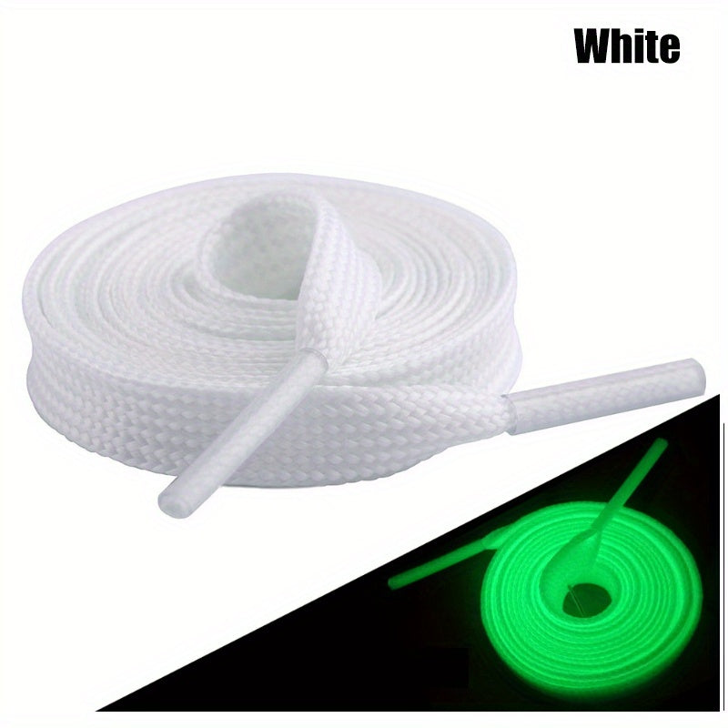 1 Pair of Glow-in-the-dark Shoelaces for Men and Women's Sneakers, Reflective