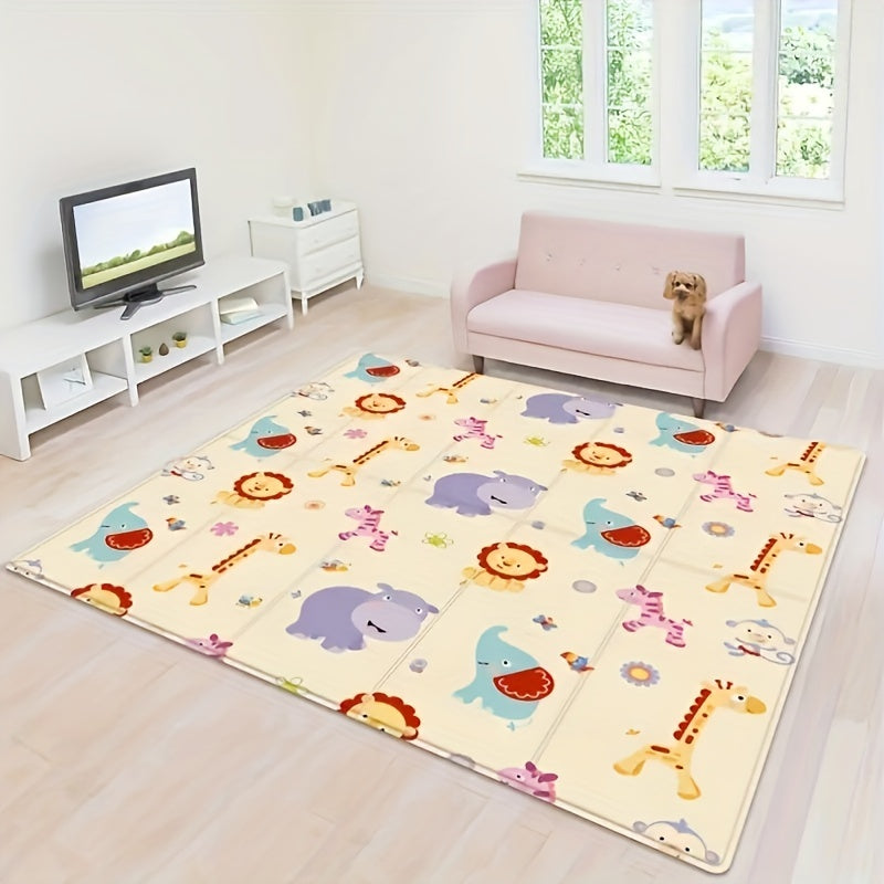 Versatile Waterproof Play Mat Featuring Educational Activities, Non-Slip Foam Floor Pad - Perfect for Christmas, Halloween, Thanksgiving, Easter Gifts