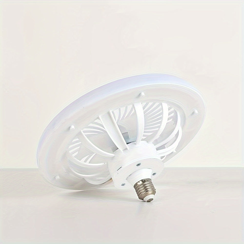 1 piece sleek and quiet 30W LED ceiling fan with adjustable light (3000K-6000K) and remote control - ideal for any room.