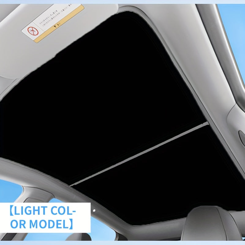 Sunshade Energy Shield for Tesla Model Y/3, retractable and suitable for models 2019-2024, blocks harmful UV rays.