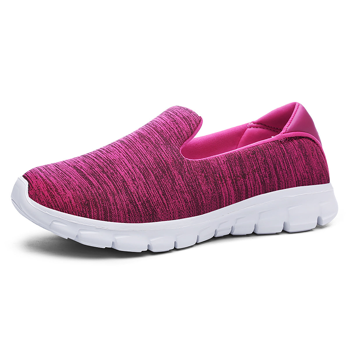 Lightweight, breathable slip-on sneakers for stylish and comfortable walks or runs.