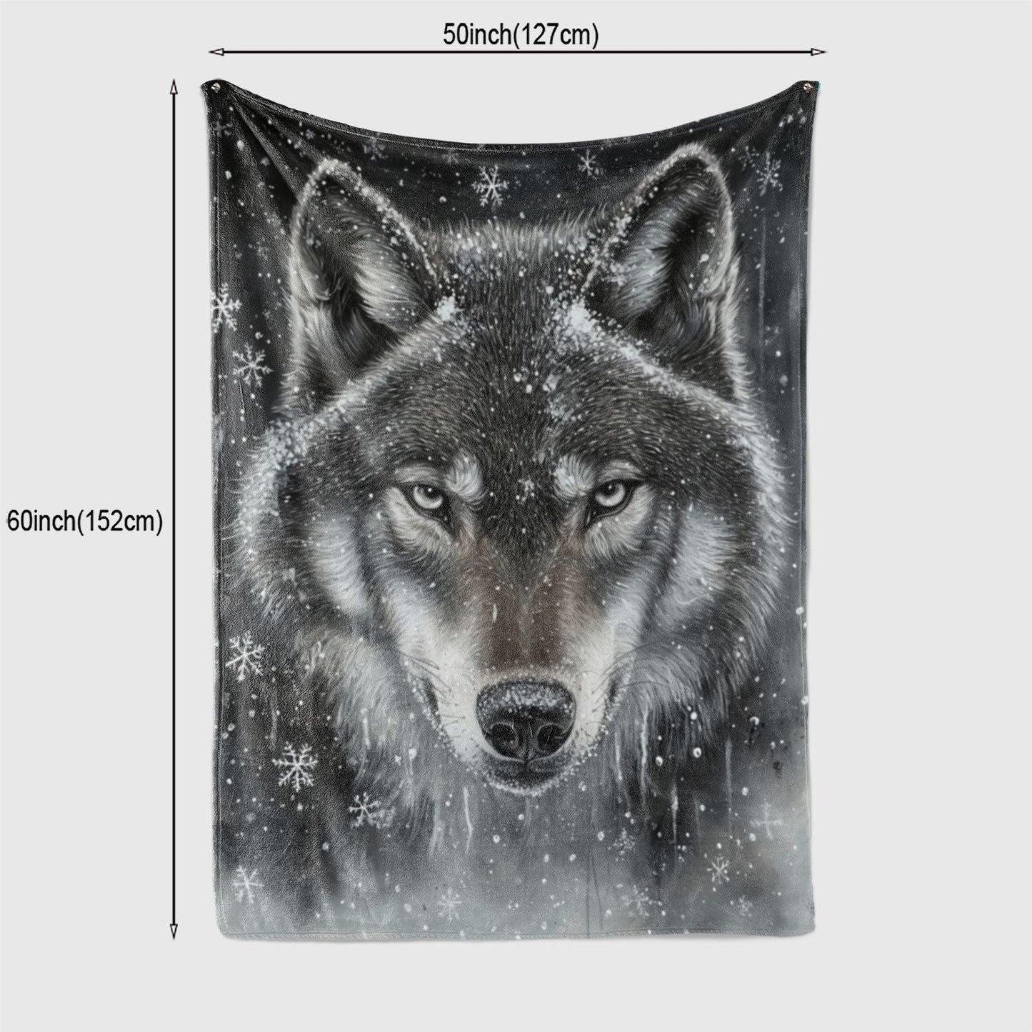 Soft, durable, and cozy Wolf Print Flannel Throw Blanket - the ideal present for African girls, granddaughters, and daughters. Versatile for outdoor, beach, camping, sofa, pet, and office use.