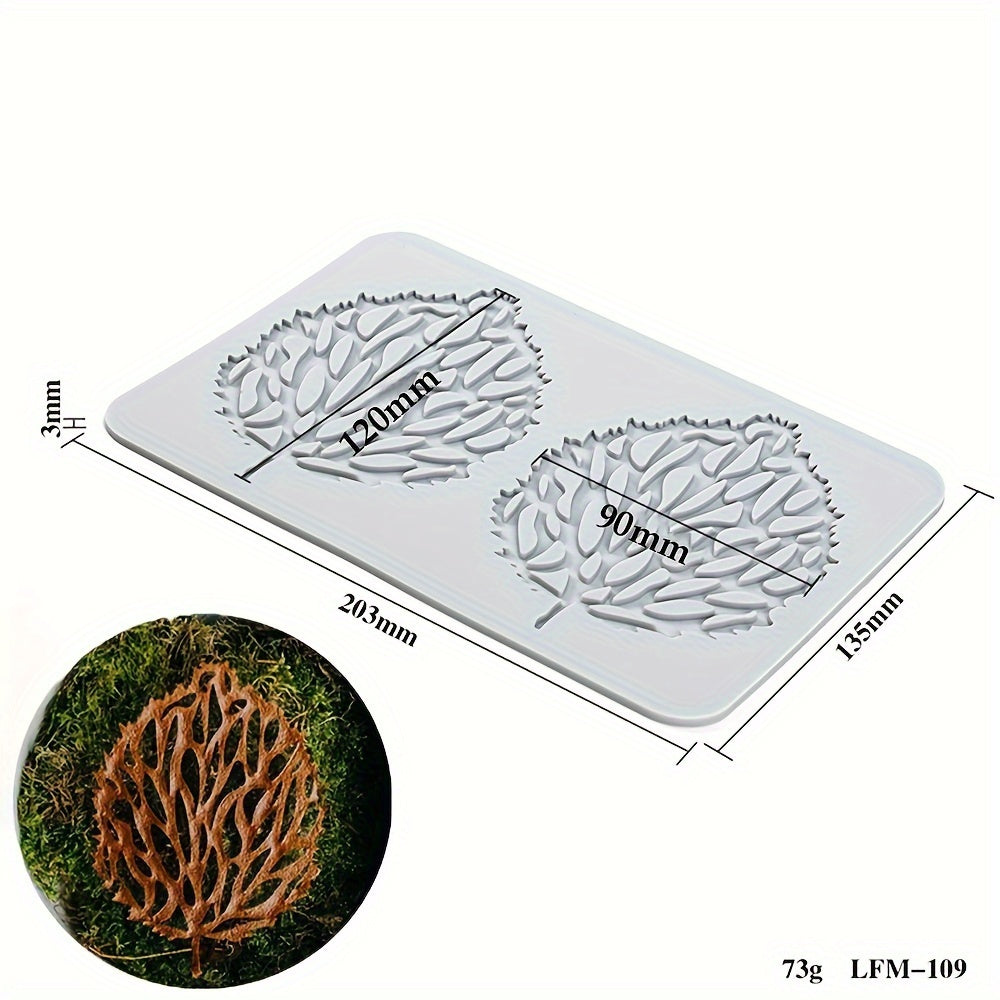 Silicone Mold for DIY Craft Baking: Flower Leaf Patterns Cake Lace Mat - Ideal for Decoration and Printing Molds